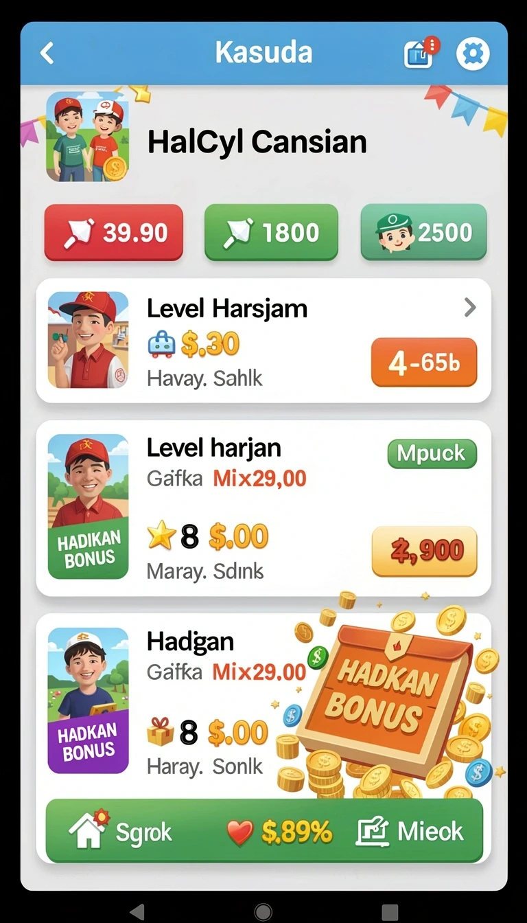 Tampilan utama aplikasi Review Aplikasi waslot yang intuitif dan efisien.