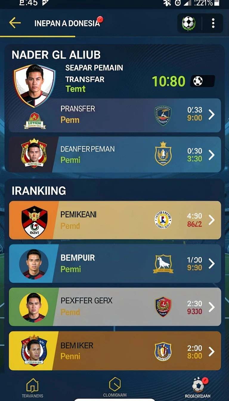 Tampilan utama aplikasi Review Aplikasi singa8 yang intuitif dan efisien.