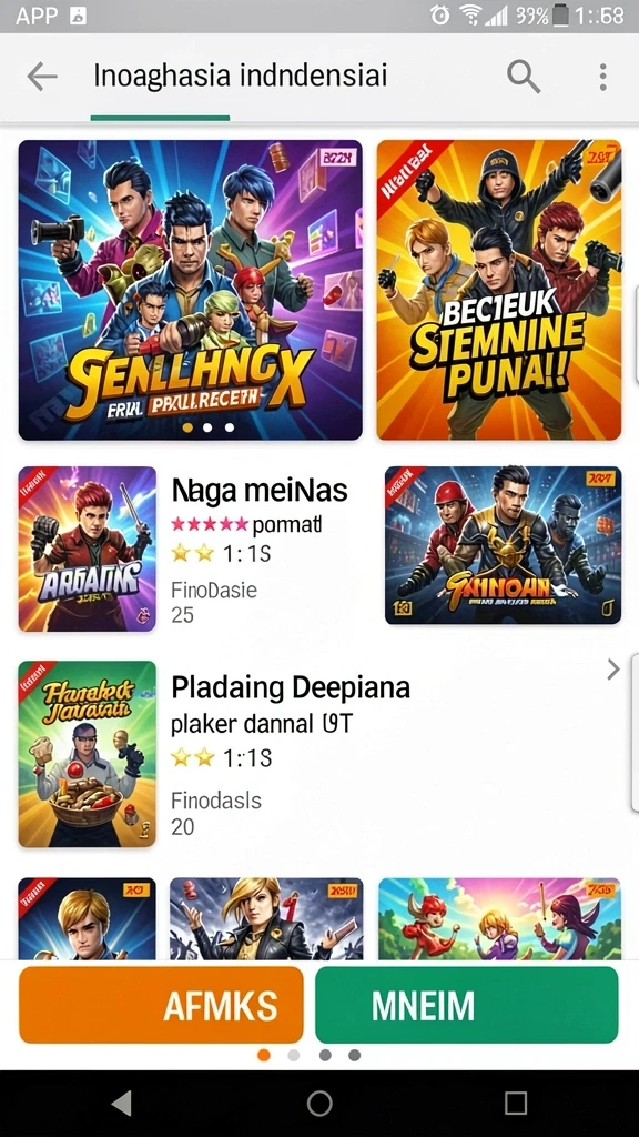 Tampilan utama aplikasi online138 App APK Terbaru yang intuitif dan efisien.