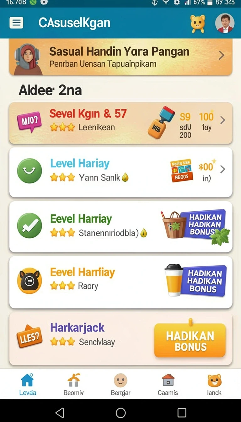 Tampilan utama aplikasi Review Aplikasi tkp188 yang intuitif dan efisien.